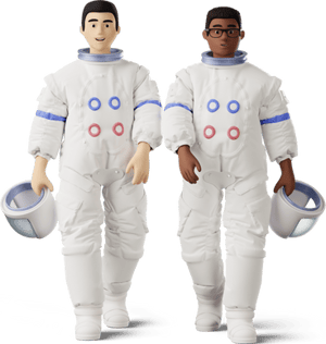 3d-business-two-astronauts-walking